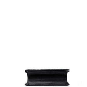CHRISTIAN DIOR SMALL DIORAMA BLACK CALFSKIN BAG LGHW