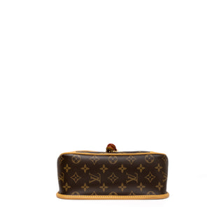 LOUIS VUITTON DIANE MONOGRAM CANVAS BAG WITH JACQUARD STRAP