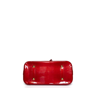 LOUIS VUITTON ALMA PM PATENT LEATHER RED GHW