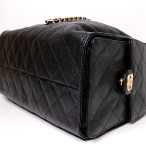 CHANEL 25 MEDIUM BAG CAVIAR LEATHER GHW