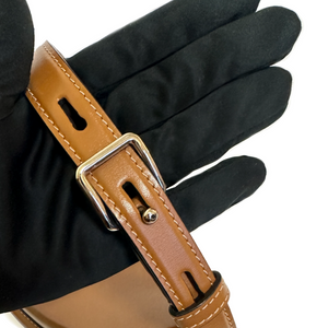 ALEXANDER MACQUEEN THE CURVE SMALL BAG TAN
