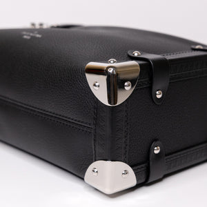 LOUIS VUITTON SIDE TRUNK MM BLACK CALFSKIN LEATHER SHW