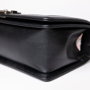 CHANEL LEBOY MEDIUM BLACK CAVIAR LEATHER GHW