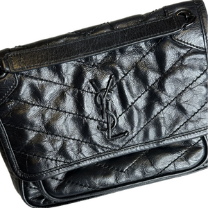 SAINT LAURENT BABY NIKI BAG CALFSKIN SO BLACK
