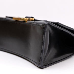 BALENCIAGA HOURGLASS XS CALFSKIN BLACK GHW