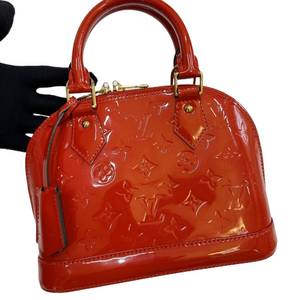 LOUIS VUITTON VERNIS ALMA BB BAG POMME D'AMOUR