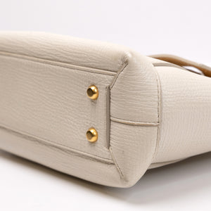 BOTTEGA VENETA ARCO BAG CALFSKIN WHITE GHW