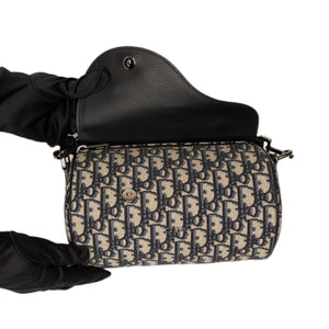 CHRISTIAN DIOR OBLIQUE LIGHT ROLLER STRAP CROSSBODY BAG