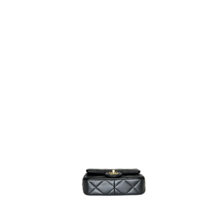 CHANEL DOUBLE PEARL MINI FLAP BAG