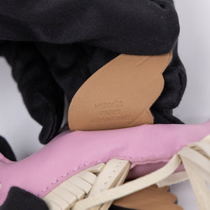 HERMES RODEO PEGASE PM BAG CHARM CRAIE/MAUVE SYLVESTRE STAMP B