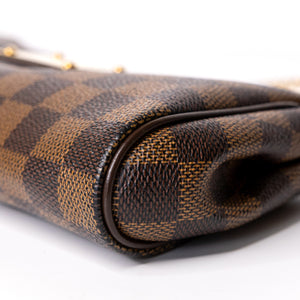 LOUIS VUITTON EVA CLUTCH DAMIER EBENE