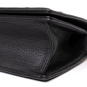 CHRISTIAN DIOR MEDIUM DIORAMA STUDDED BLACK CALFSKIN GHW