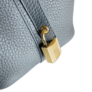 HERMES PICOTIN LOCK 18 ARDOISE GHW STAMP W