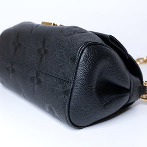 LOUIS VUITTON FAVORITE MONOGRAM EMPREINTE LEATHER BLACK GHW
