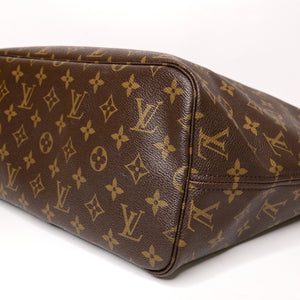LOUIS VUITTON NEVERFULL MM MONOGRAM CANVAS GHW