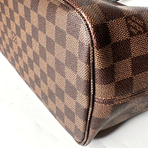 LOUIS VUITTON NEVERFULL MM DAMIER EBENE GHW