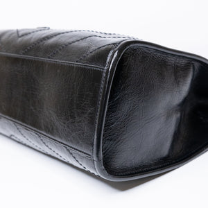 SAINT LAURENT MEDIUM SHOPPING TOTE BLACK SHW