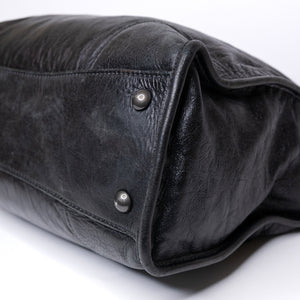 MIUMIU TOTE BAG LEATHER BLACK