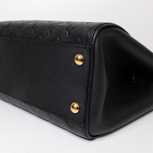 LOUIS VUITTON EMPREINTE TROCADERO SHOULDER BAG  BLACK GHW