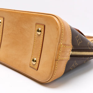 LOUIS VUITTON ALMA BB MONOGRAM CANVAS GHW
