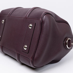 LOUIS VUITTON SOFIA COPPOLA RED BROWN LEATHER BAG SHW