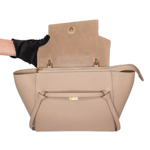 CELINE MINI BELT BAG GRAINED CALFSKIN BEIGE GHW