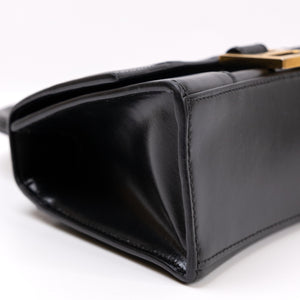 BALENCIAGA HOURGLASS XS CALFSKIN BLACK GHW
