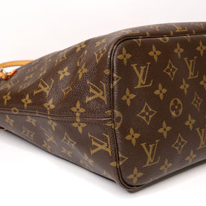 LOUIS VUITTON NEVERFULL MM MONOGRAM CANVAS GHW