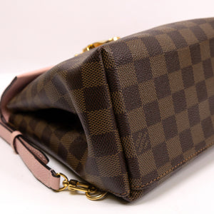 LOUIS VUITTON CLAPTON DAMIER EBENE PINK LEATHER BACKPACK