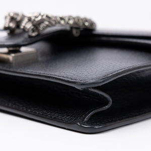GUCCI DIONYSUS GG MINI BAG CALFSKIN BLACK SHW