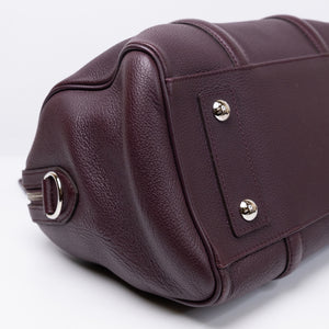 LOUIS VUITTON SOFIA COPPOLA RED BROWN LEATHER BAG SHW