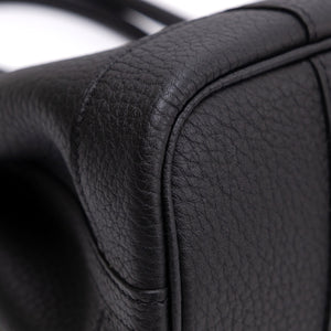 HERMES NEO GARDEN PARTY 23 NEGONDA BLACK SHW STAMP K