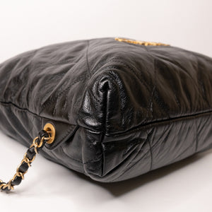 CHANEL 22 BACKPACK CALFSKIN BLACK GHW