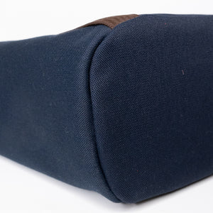 HERMES THE GROOMING BAG BLUE NAVY / FEU STAMP Z