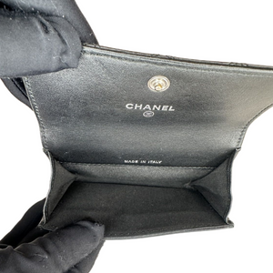 CHANEL VINTAGE CARD HOLDER BLACK