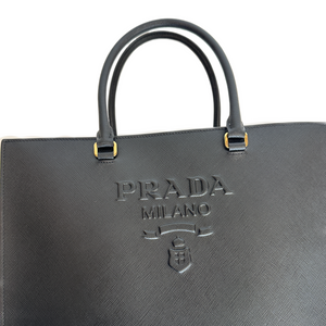 PRADA MEDIUM SAFFIANO LEATHER TOTE