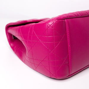 CHRISTIAN DIOR MISS DIOR SHOULDER BAG LAMBSKIN HOT PINK