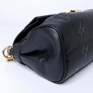 LOUIS VUITTON FAVORITE MONOGRAM EMPREINTE LEATHER BLACK GHW