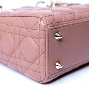 CHRISTIAN DIOR SMALL LADY DIOR MY ABC DIOR BAG LAMBSKIN SHW