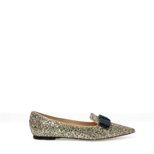 JIMMY CHOO GALA PEPPERMINT FLAT SIZE 37