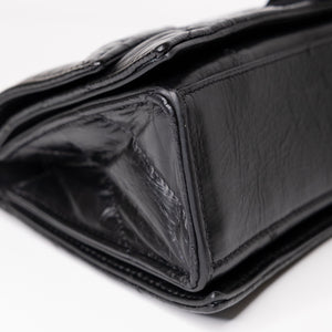 BALENCIAGA CRUSH SMALL CHAIN BAG SO BLACK
