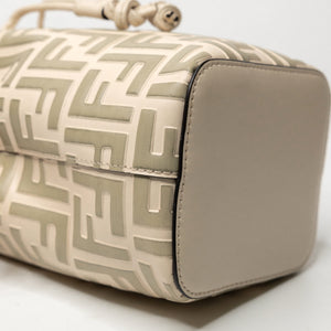 FENDI MON TRESOR MINI BUCKET BAG BEIGE GHW