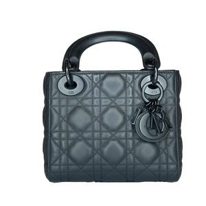 CHRISTIAN DIOR MINI LADY DIOR MATTE BLACK