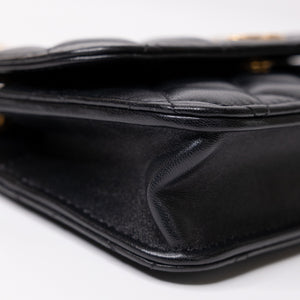 CHANEL 22K MINI WALLET ON CHAIN GHW (MICROCHIP)