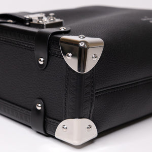 LOUIS VUITTON SIDE TRUNK MM BLACK CALFSKIN LEATHER SHW