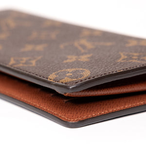 LOUIS VUITTON PORTEFEUILLE BRAZZA MONOGRAM CANVAS LONG WALLET