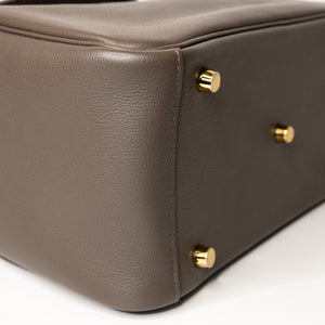 HERMES LINDY 26 EVERCOLOR GRIS ETAIN GHW STAMP Z