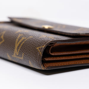 LOUIS VUITTON COATED CANVAS CONTINENTAL WALLET