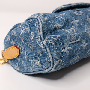 LOUIS VUITTON NANO SPEEDY DENIM