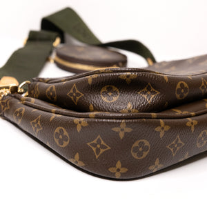LOUIS VUITTON MULTI POCHETTE ACCESSORIES ROSE CLAIR MONOGRAM CANVAS GHW